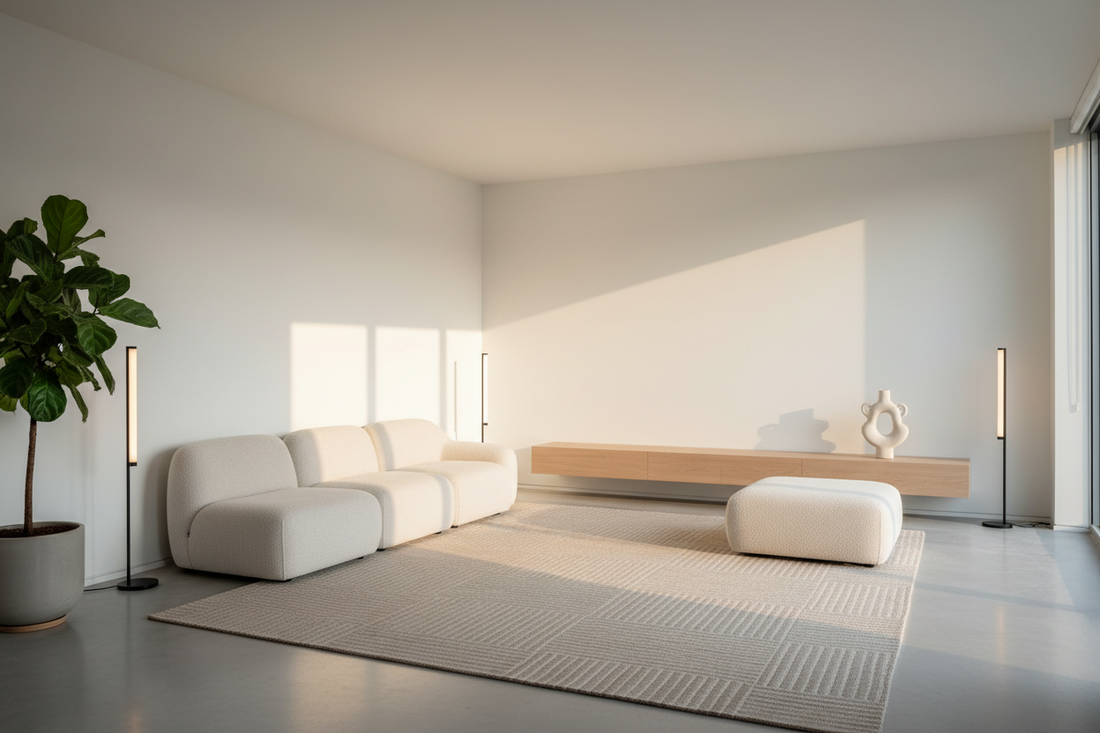 How to Style a Modern Minimalist Home with the Right Area Rug
