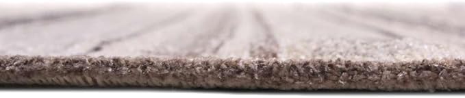Alfa Rich 5x8 White Black Gray Washable Area Rugs for Living Room Bedroom Kitchen Cotton Decor Rug