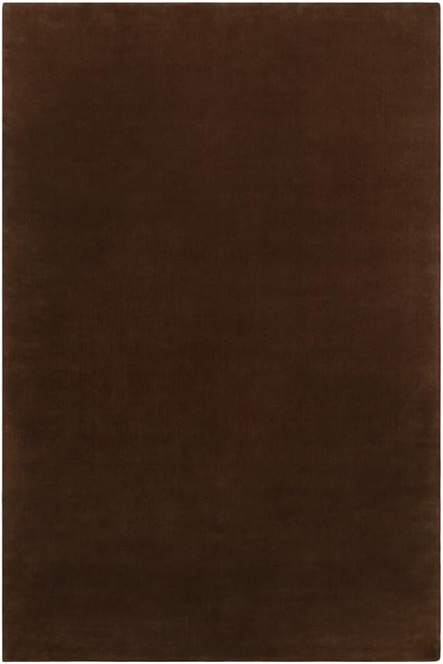 Hand-Tufted Wool Rectangle Area Rug – Soft Premium Wool Carpet for Living Room, Bedroom & Home Décor – 9.6X14 ft| Walnut – Durable, Non-Slip Backing, Handcrafted Rug
