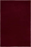 Hand-Tufted Wool Rectangle Area Rug – Soft Premium Wool Carpet for Living Room, Bedroom & Home Décor – 8X10 ft| Deep Wine – Durable, Non-Slip Backing, Handcrafted Rug