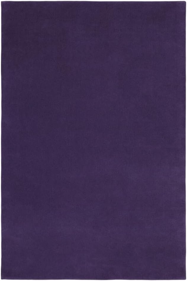 Hand-Tufted Wool Runner Area Rug – Soft Premium Wool Carpet for Living Room, Bedroom & Home Décor – 2.6X15 ft| Lilac – Durable, Non-Slip Backing, Handcrafted Rug