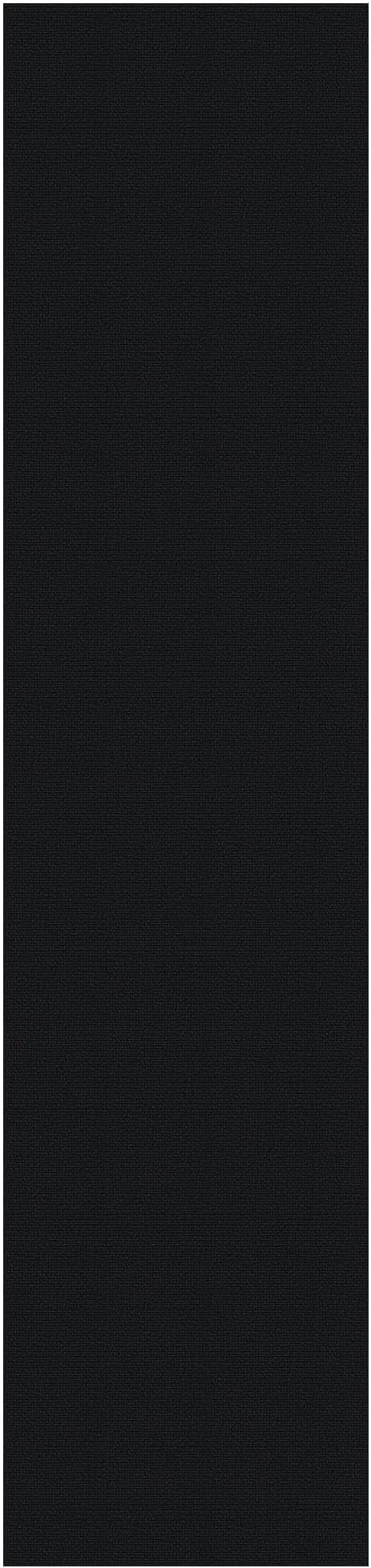 EARTHALL Washable Runner Rug 2x10 Ft Non Slip Runners for Hallways Long Cotton Rubber Backed Kitchen Runner Braided Indoor Floor Carpet Runners for Entryway, Hallway, Kitchen, Black