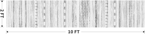 2x10 Runner Rug Machine Washable Non Slip Area Rug Distressed Neutral Moroccan Boho Rug Ultra Soft Floor Runners for Hallways for Entryway Laundry Room Kitchen, Black