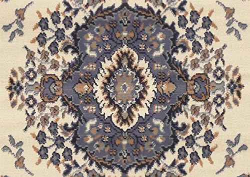 Home Dynamix Premium Sakarya Traditional Medallion Border Area Rug, Porcelain, 5'2"x7'4" Rectangle