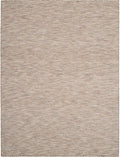 Pemberly Row 6' x 9' Beige Fabric Modern Indoor/Outdoor Area Rug