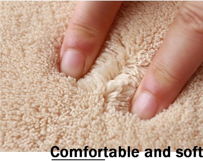 Soft Cashmere Area Rug Luxury Bedside Carpet Bedroom Living Room Mats Solid Color Children's Room Rugs Runner Carpets Indoor Mats Home Décor White Gray Red 2' X 4'