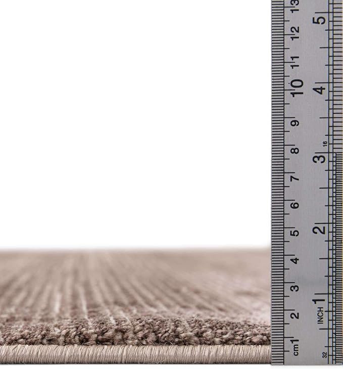 Unique Loom Finsbury Collection Area Rug - Kate (2' x 8' Runner, Brown)