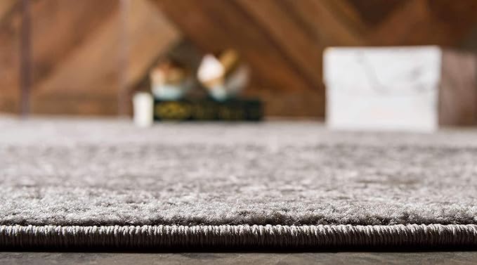 Unique Loom Trellis Frieze Collection Area Rug - Geometric (3' 3" x 5' 3", Light Gray/ Ivory)