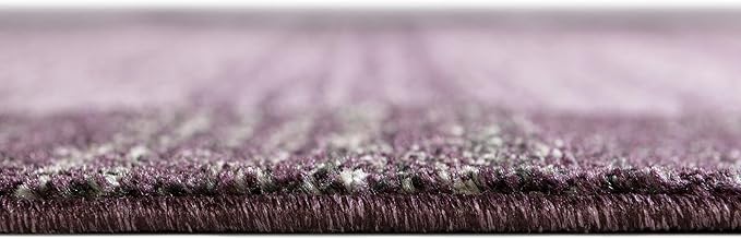 Rugs.com Angelica Collection Rug – 9' x 12' Violet Medium Rug Perfect for Living Rooms, Large Dining Rooms, Open Floorplans