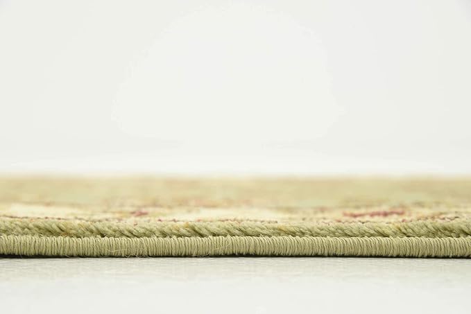 Unique Loom Voyage Collection Traditional Oriental Classic Intricate Design Area Rug (2' 2 x 6' 0 Runner, Green/Ivory)