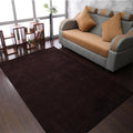 Rugsotic Carpets Hand Knotted Gabbeh Wool 3'x5' Area Rug Solid Brown L00111