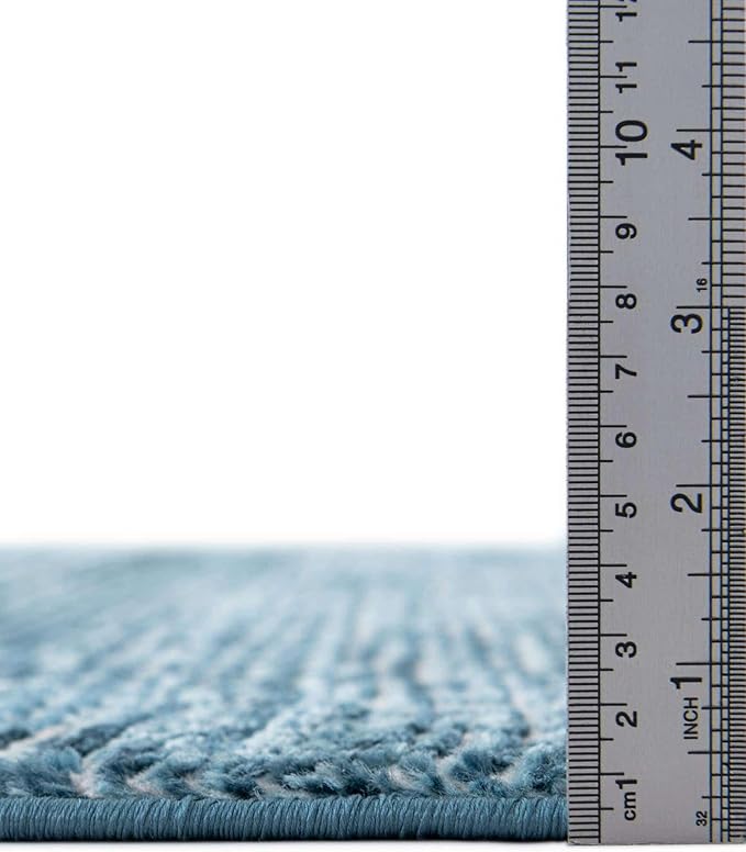 Unique Loom Finsbury Collection Area Rug - Kate (5' 3" x 8' Rectangle, Blue)