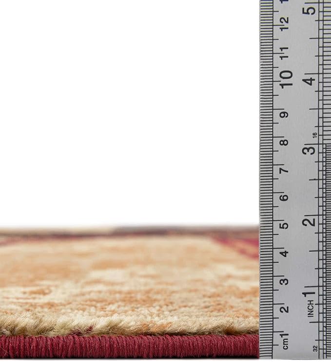 Unique Loom Barista Collection Area Rug - Kouillou (4' 1" x 6' 1" Oval, Multi/Brown)