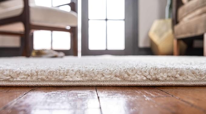 Unique Loom Solo Collection Area Rug - Calabasas (2' 2" x 3' 1" Rectangle, Ivory)