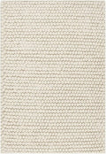 SAFAVIEH Natura Collection Accent Rug - 2' x 3', Ivory, Handmade Wool Blend, Textured Design, Ideal for Hallway, Bedroom, Foyer (NAT620A)