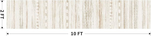 2x10 Runner Rug Machine Washable Non Slip Area Rug Distressed Neutral Moroccan Boho Rug Ultra Soft Floor Runners for Hallways for Entryway Laundry Room Kitchen, Brown