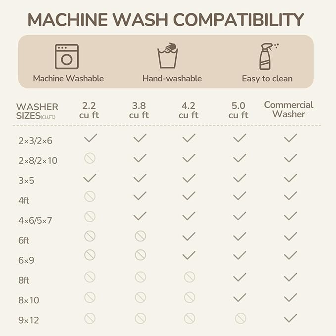 BESTSWEETIE 2x10 Area Rugs for Living Room Washable Moroccan Farmhouse Neutral Geometric Low Pile Non-Slip Soft Print Pattern Rug for Bedroom Kitchen Dining Room Entryway Black/Brown