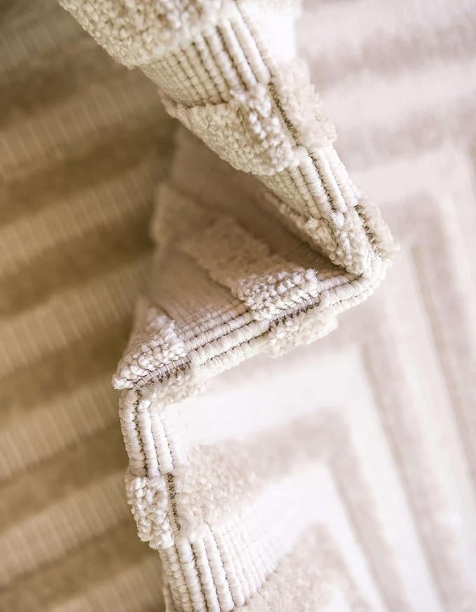Unique Loom Sabrina Soto Sabrina Soto Outdoor Collection Area Rug - Prescott (2' 7" x 10' Runner Beige/Ivory)