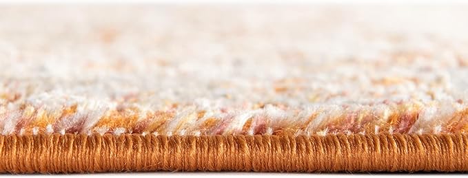 Unique Loom Isabella Collection Area Rug - Adjani (2' 7" x 16' 5" Runner, Rust Red/ Black)