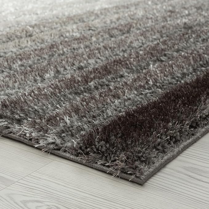 LUXE WEAVERS Lantanas Collection 7119 Grey 5x7 Modern Geometric Area Rug