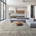 Area Rug Non Slip Machine Washable Ultra Soft Living Room/Bedroom/Kitchen/Outdoor/Classroom Gray, 8'×10'
