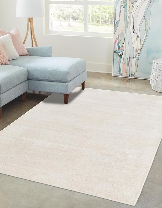 Unique Loom Finsbury Collection Area Rug - Kate (7' x 10' Rectangle, Ivory/ Beige)