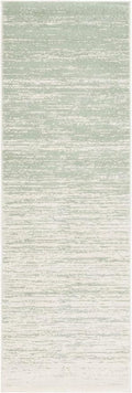 SAFAVIEH Adirondack Collection Runner Rug - 2'6" x 16' Runner, Sage & Ivory, Modern Ombre Design, Non Shedding & Easy to Clean, Ideal for Hallway, Foyer, Kitchen, Entryway, Bedroom (ADR113X)