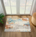 LUXE WEAVERS Euston Collection Multi 2x3 Modern Abstract Area Rug