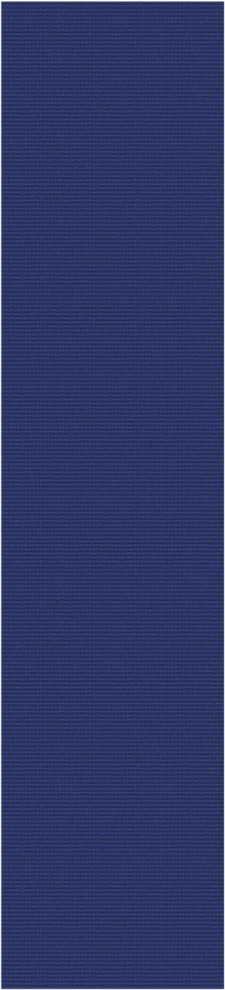 Braided Runner Rug 2.6x12 Ft Washable Runners for Hallways Kitchen Runner Rug Rubber Backed Cotton Extra Long Entryway Runner Indoor, Woven Carpet for Hall Entryway, Royal Blue/Navy