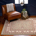 Unique Loom Voyage Collection Traditional Oriental Classic Intricate Design Area Rug (4' 0 x 4' 0 Square, Green/Ivory)