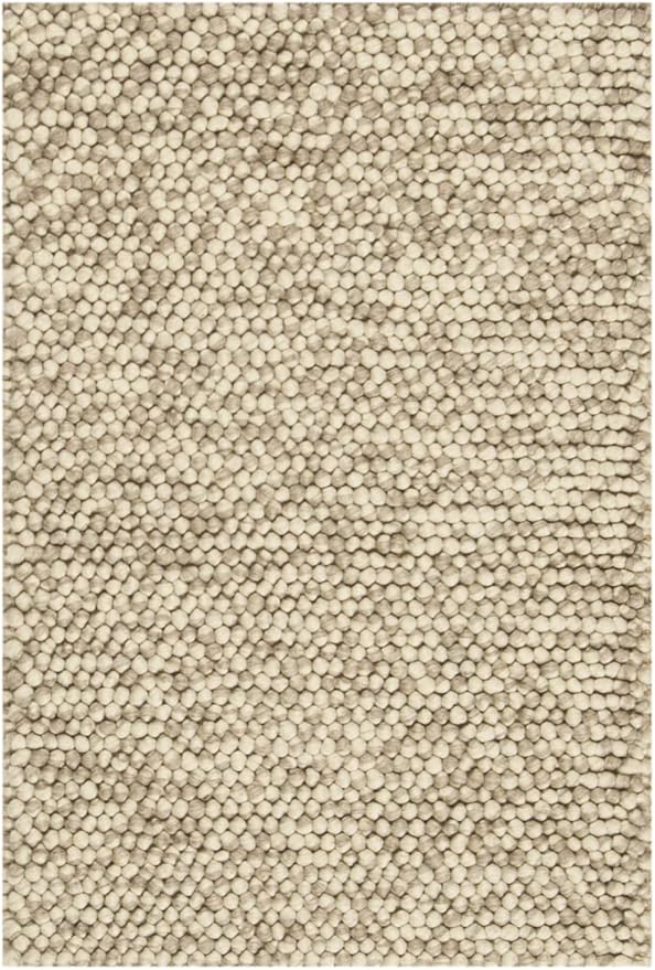 SAFAVIEH Natura Collection Accent Rug - 2' x 3', Beige, Handmade Wool Blend, Textured Design, Ideal for Hallway, Bedroom, Foyer (NAT620B)