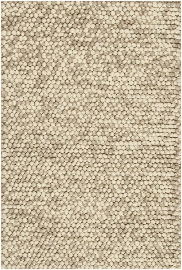 SAFAVIEH Natura Collection Accent Rug - 2'3" x 4', Beige, Handmade Wool Blend, Textured Design, Ideal for Hallway, Bedroom, Foyer (NAT620B)