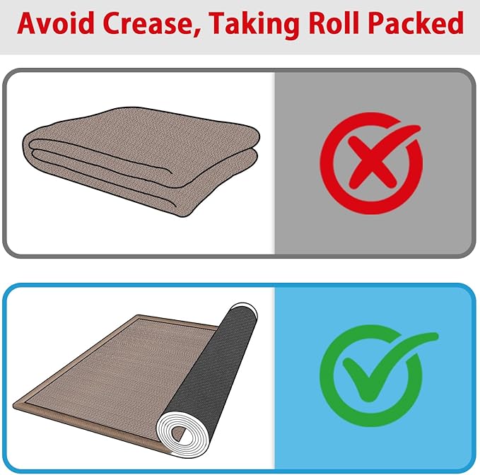 GOYLSER Kitchen Runner Rugs Non Skid Washable, 6ft Absorbent Jute Kitchen Rug Carpet, Braid Hallway Floor Sink Mat Non Slip, Light Brown