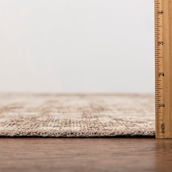 Keen Home Design 2x10 Rug - Machine Washable Runner Rug with Non-Slip Backing, Ideal for Hallway, Entryway, Kitchen, Laundry Room - Vintage, Easy Clean, Durable, Low Pile - (2'6" x 10')