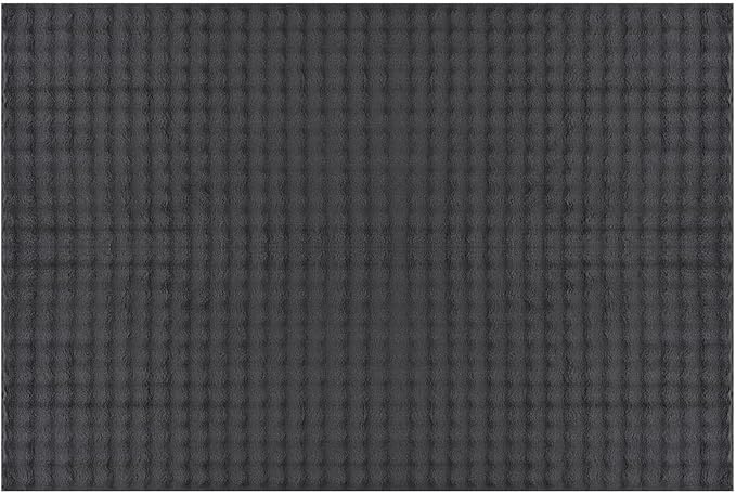 CAMILSON Modern Dark Gray Non Slip Door Mat Rug 2x3 Ultra Soft High Pile Entryway Rugs Non Skid Rubber Backing Durable & Easy to Clean Carpet for Kitchen Bathroom Indoor Use (2 x 3 Dark Gray)