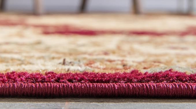 Rugs.com Chateau Collection Rug - 13 Ft Runner Red Medium Pile Rug