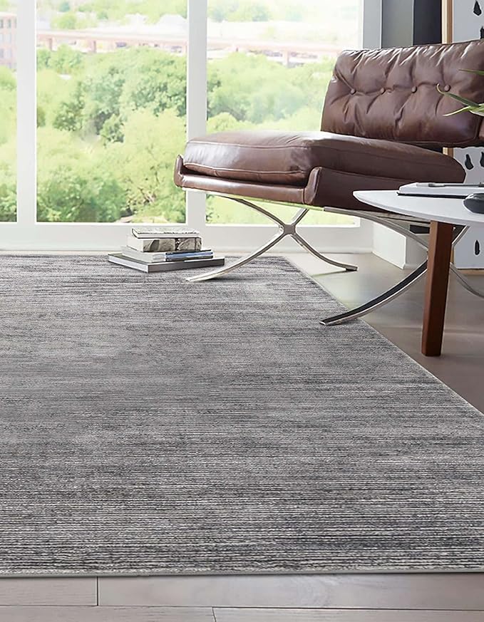 Unique Loom Finsbury Collection Area Rug - Kate (3' 3" x 5' 3" Rectangle, Gray/ Ivory)