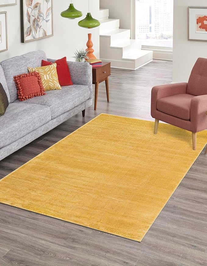 Unique Loom Finsbury Collection Area Rug - Kate (2' x 3' 1" Rectangle, Yellow)
