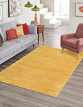 Unique Loom Finsbury Collection Area Rug - Kate (6' 1" x 9' Rectangle, Yellow)