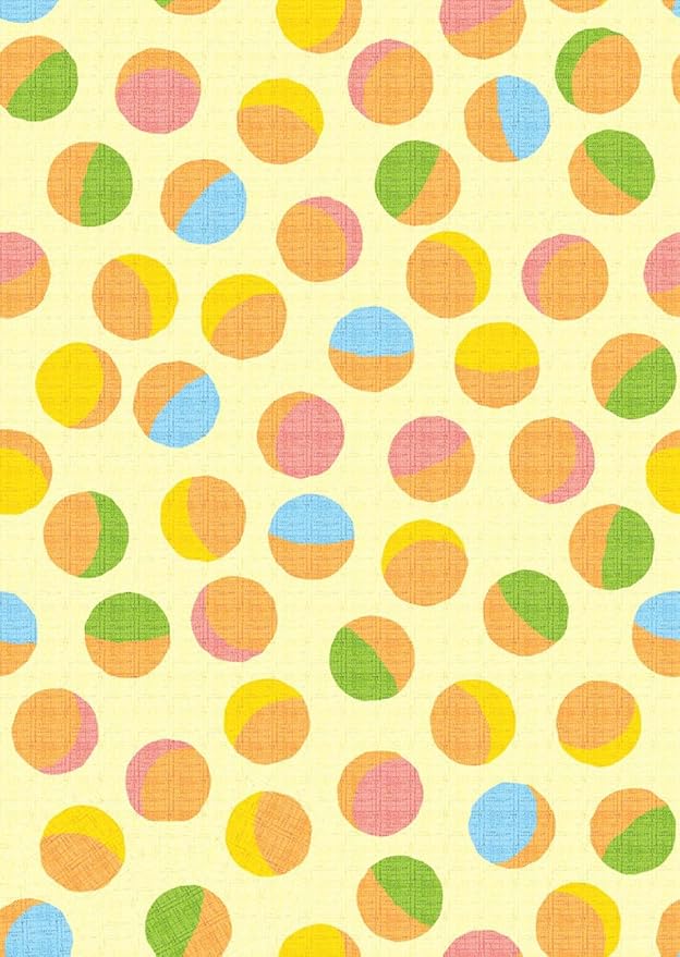 Retro Yellow and Brown Polka Dot Texture Rug 7x12 Non Slip Washable Soft Area Rugs for Living Room Bedroom Nursery Room Stain Resistant Large Home Office Playroom Indoor Carpet