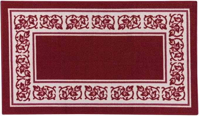 Floral Border Rug