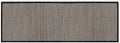 Artoid Mode Washable Non Skid Kitchen Rugs and Mats Doormat, Absorbent Door Mat Rugs for Kitchen Floor Front of Sink Hallway Black 17x47 Inch
