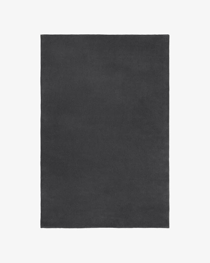 Hand-Tufted Wool Rectangle Area Rug – Soft Premium Wool Carpet for Living Room, Bedroom & Home Décor – 10X14 ft| Pencil Grey – Durable, Non-Slip Backing, Handcrafted Rug