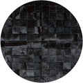 Round Area Rug – Soft Modern Carpet for Living Room, Bedroom, Entryway – Non-Slip Durable Floor Mat for Home Décor (Black_4X4)