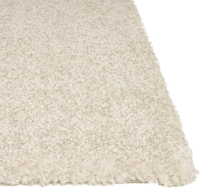 Unique Loom Solo Collection Area Rug - Calabasas (7' 10" Octagon, Ivory)