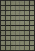 Handmade Wool Area Rug & Runner | Modern Grid Pattern Carpet for Living Room, Bedroom, Hallway & Home Décor | Multiple