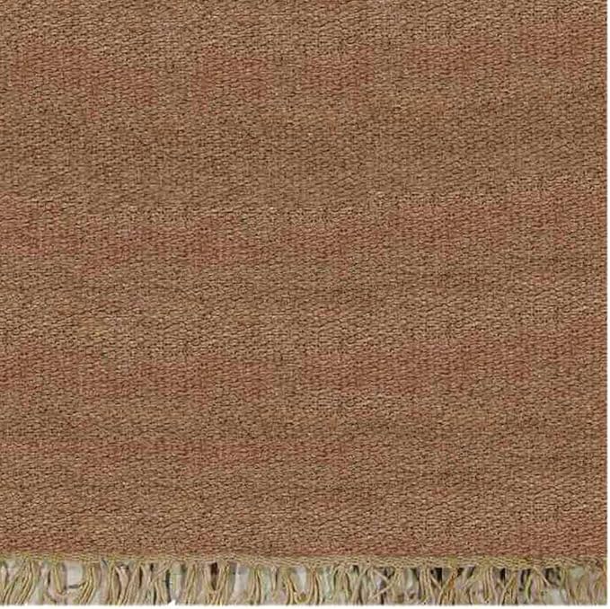 Rugsotic Carpets Hand Woven Flat Weave Kilim Wool ECO-Friendly Area Rugs - 3'x5', Rectangle Shape, Cream Color, Solid Plain Design, Low Pile Handmade Area Rugs for Living Room, Bed Room (D00111)