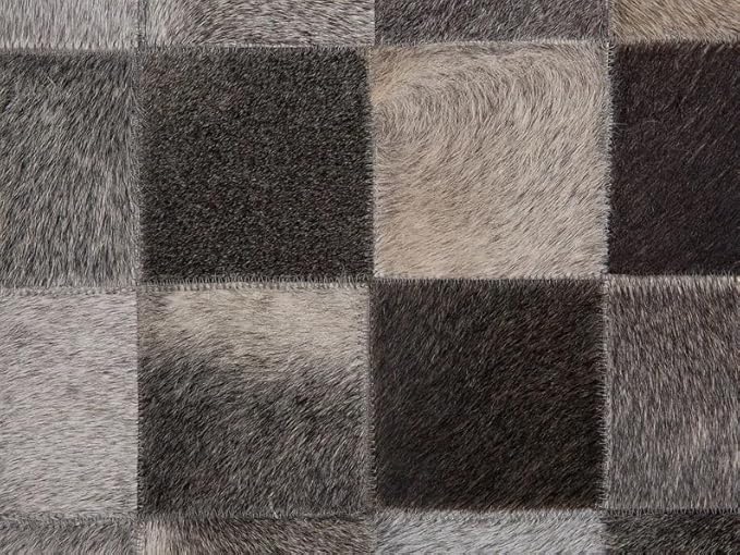 Round Area Rug – Soft Modern Carpet for Living Room, Bedroom, Entryway – Non-Slip Durable Floor Mat for Home Decor(Grey_4X4)