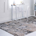 Rugs.com Leipzig Collection Area Rug – 9X12 Beige Low-Pile Rug Perfect for Living Rooms, Large Dining Rooms, Open Floorplans