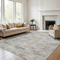 Garvee Solid Color Area Rugs 10x13 Large Living Room Rug with Rubber Backing, Stain Resistant Modern Rug Non Shedding Low Pile Soft Carpet, Foldable Thin Mats for Bedroom, Dining Room, Nursery, Camel